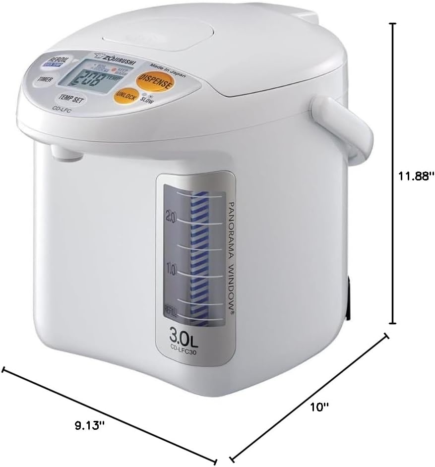 image:imageZojirushi CDLFC30 Panorama Window Micom Water Boiler and Warmer 101 oz30 L White32 Quarts
