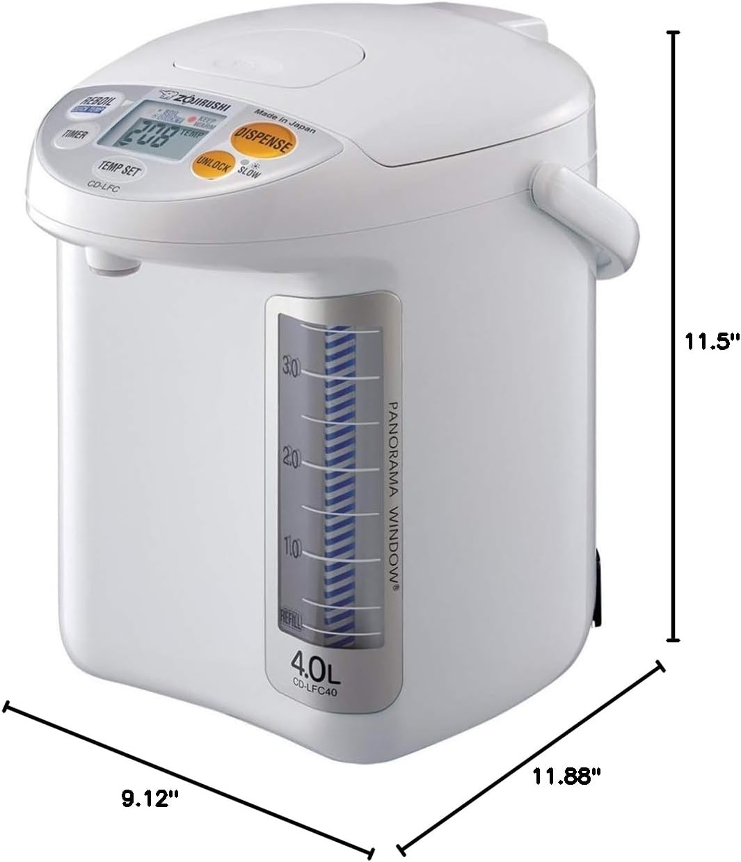 image:imageZojirushi CDLFC30 Panorama Window Micom Water Boiler and Warmer 101 oz30 L White42 Quarts
