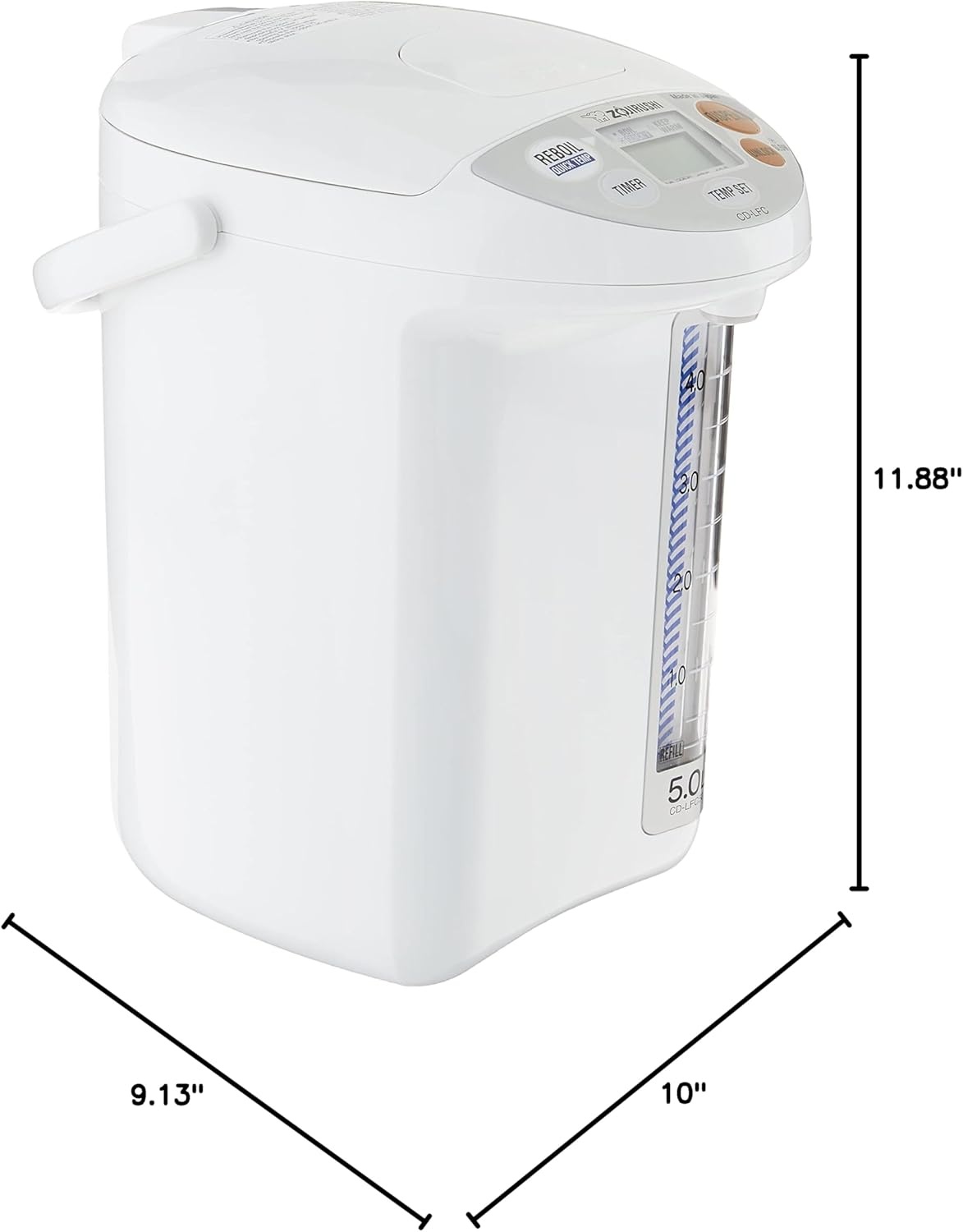image:imageZojirushi CDLFC30 Panorama Window Micom Water Boiler and Warmer 101 oz30 L White53 Quarts