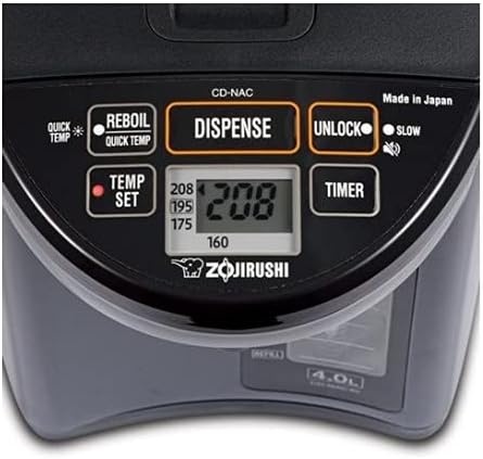 image:imageZojirushi CDNAC50BM Micom Water Boiler and Warmer 5Liter Metallic BlackMetallic Black