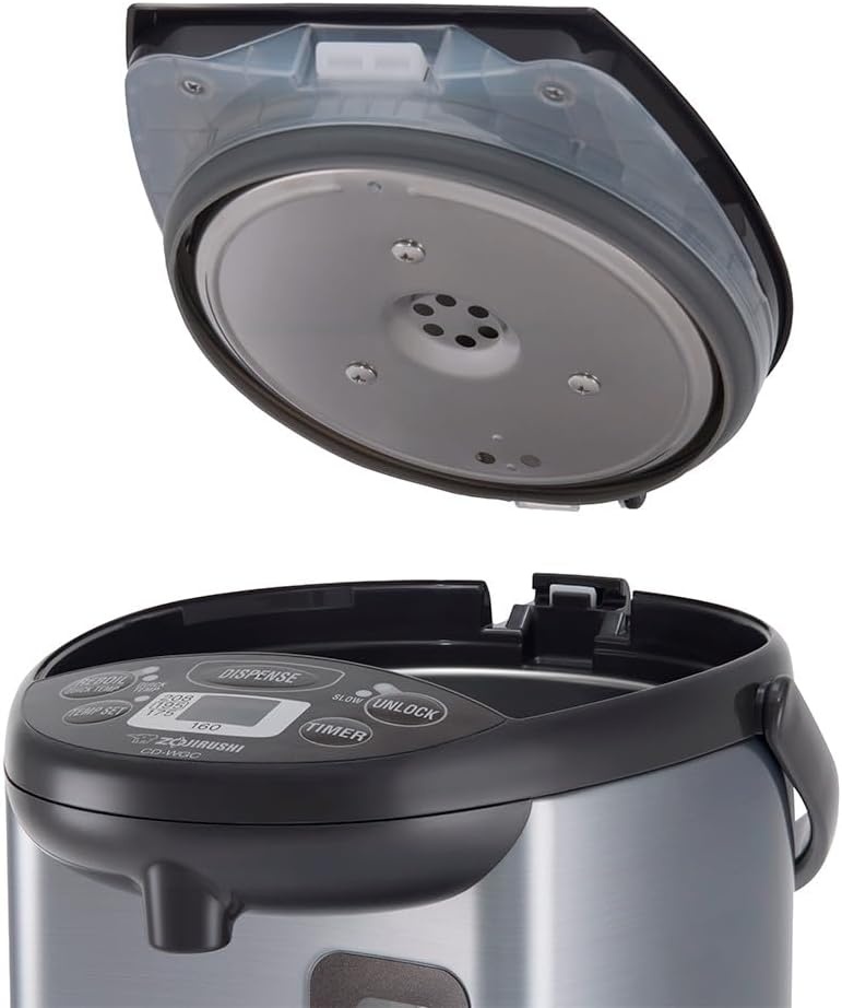 image:imageZojirushi CDWGC40TS Micom Water Boiler amp Warmer 40 Liter Silver Dark Brown PFASfree amp BPAfreeSilver Dark Brown