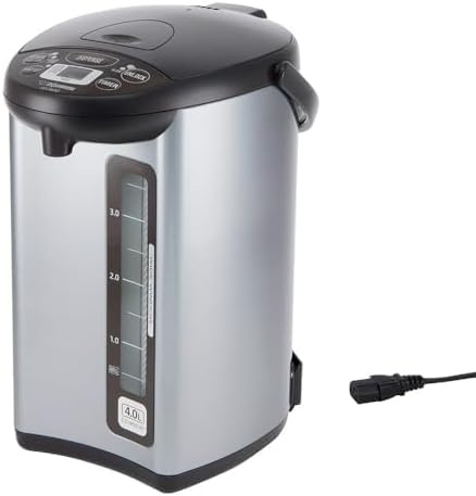 image:imageZojirushi CDWGC40TS Micom Water Boiler amp Warmer 40 Liter Silver Dark Brown PFASfree amp BPAfreeSilver Dark Brown