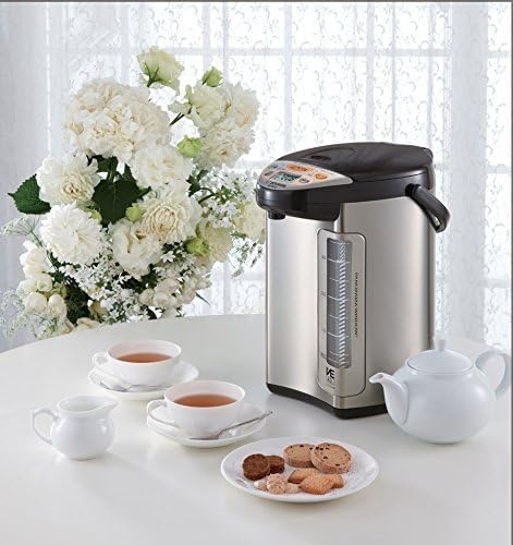 image:imageZojirushi CVDCC50 VE Hybrid Water Boiler amp Warmer 50 Liter 169oz Dark BrownStainless Dark Brown