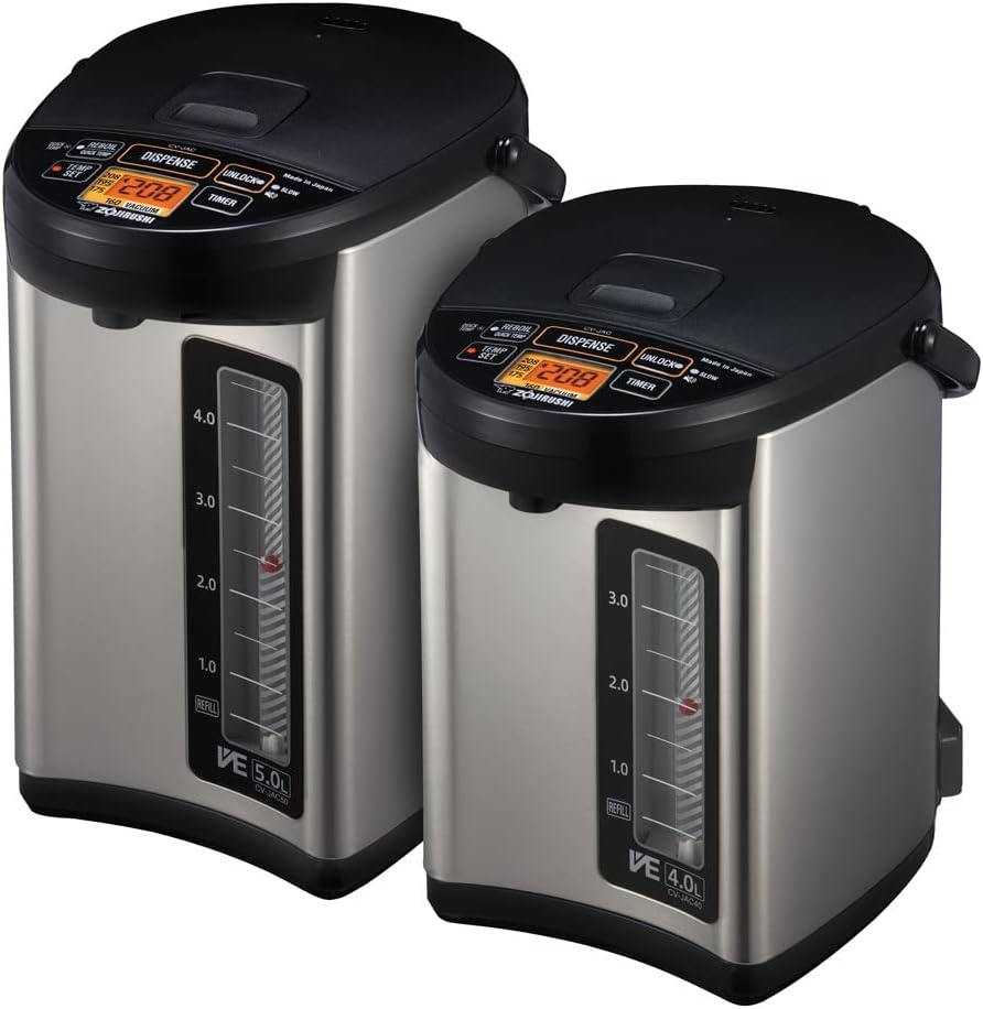 image:imageZojirushi CVJAC50XB 50 Liter VE Hybrid Water Boiler and Warmer Stainless BlackBoiler