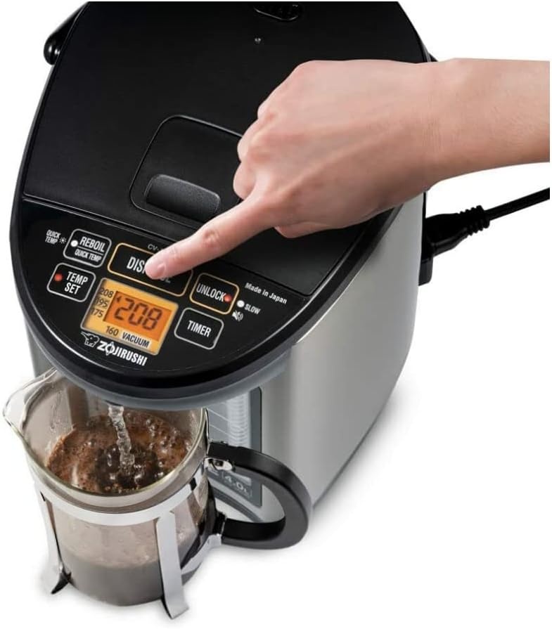 image:imageZojirushi CVJAC50XB 50 Liter VE Hybrid Water Boiler and Warmer Stainless BlackBoiler