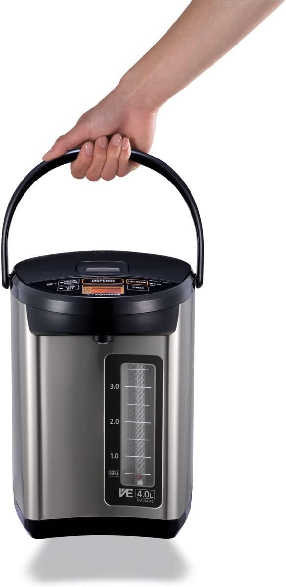image:imageZojirushi CVJAC50XB 50 Liter VE Hybrid Water Boiler and Warmer Stainless BlackBoiler