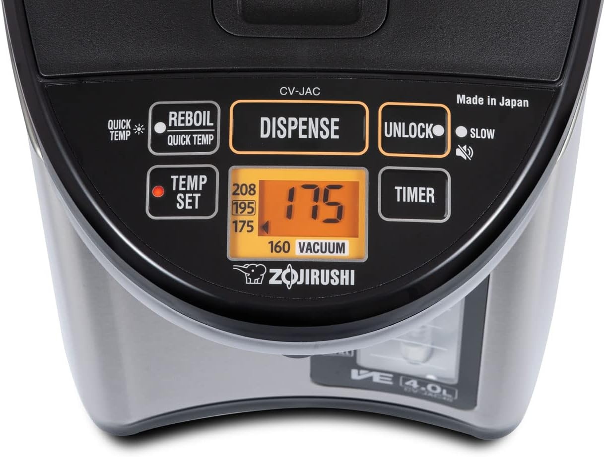 image:imageZojirushi CVJAC50XB 50 Liter VE Hybrid Water Boiler and Warmer Stainless BlackBoiler