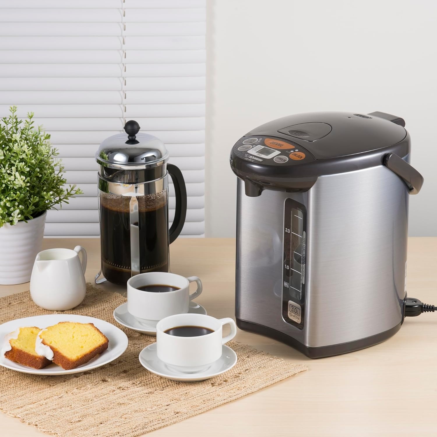 image:imageZojirushi Micom Water Boiler and Warmer 135 oz 4L Silver32 Quarts