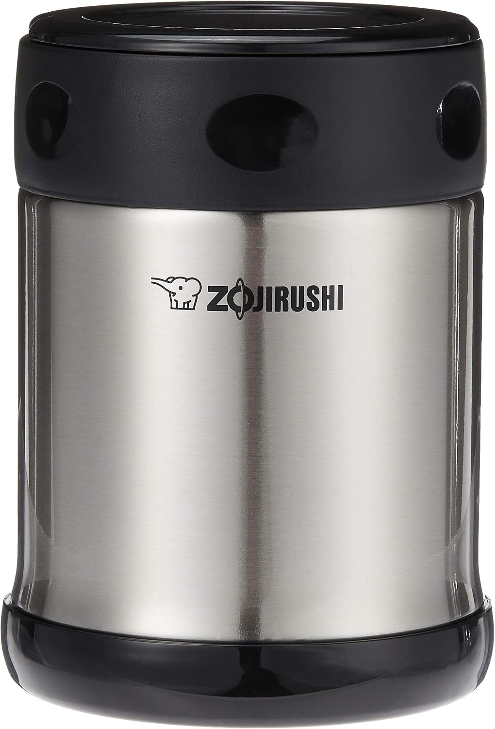 image:imageZojirushi Steel Food Jar 25Ounce BlackStainlessBlackStainless
