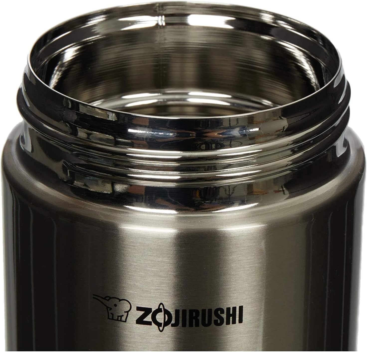 image:imageZojirushi Steel Food Jar 25Ounce BlackStainlessBlackStainless