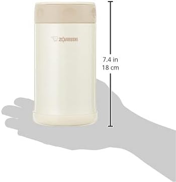 image:imageZojirushi Steel Food Jar 25Ounce BlackStainlessCream