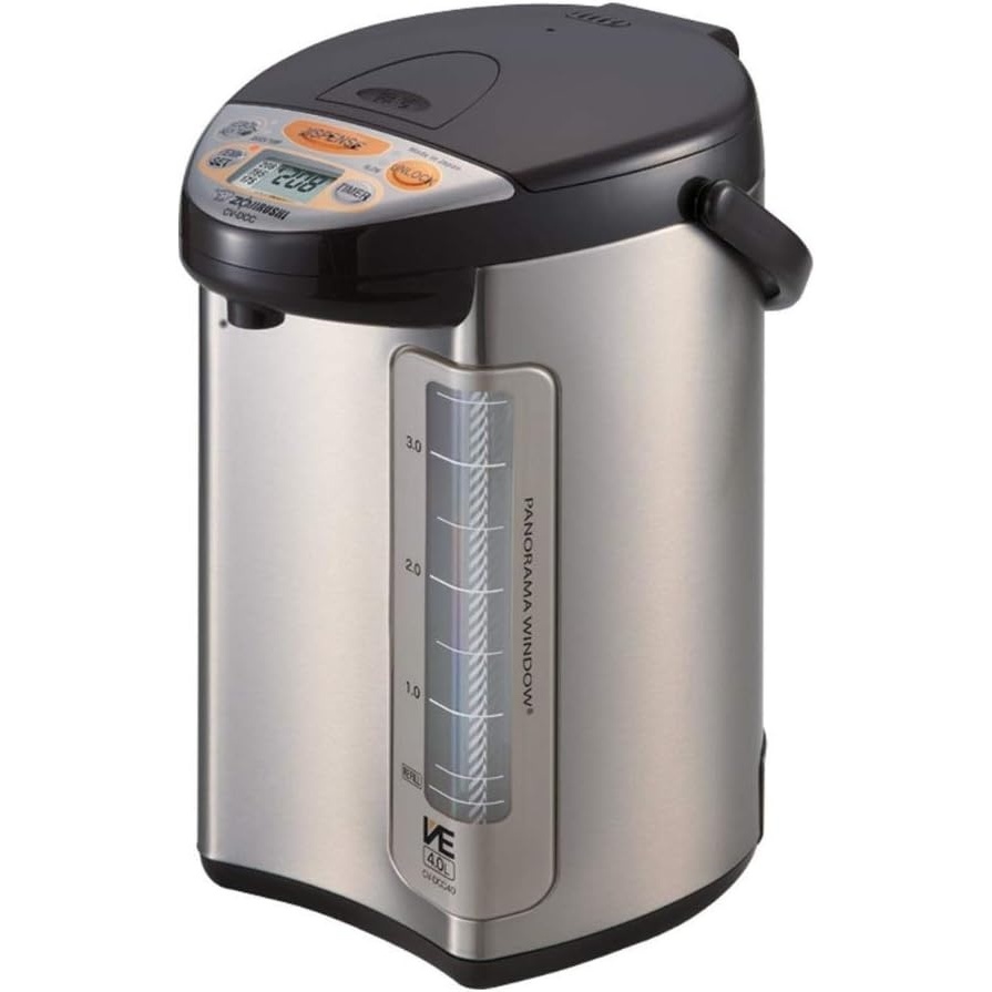 image:imageZojirushi CVDCC50 VE Hybrid Water Boiler amp Warmer 50 Liter 169oz Dark BrownStainless Dark Brown