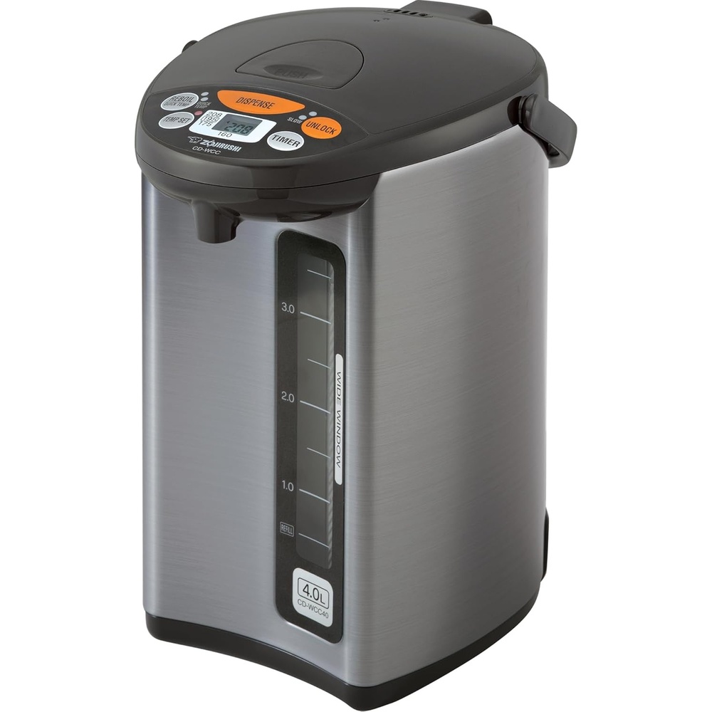 image:imageZojirushi Micom Water Boiler and Warmer 135 oz 4L Silver42 Quarts