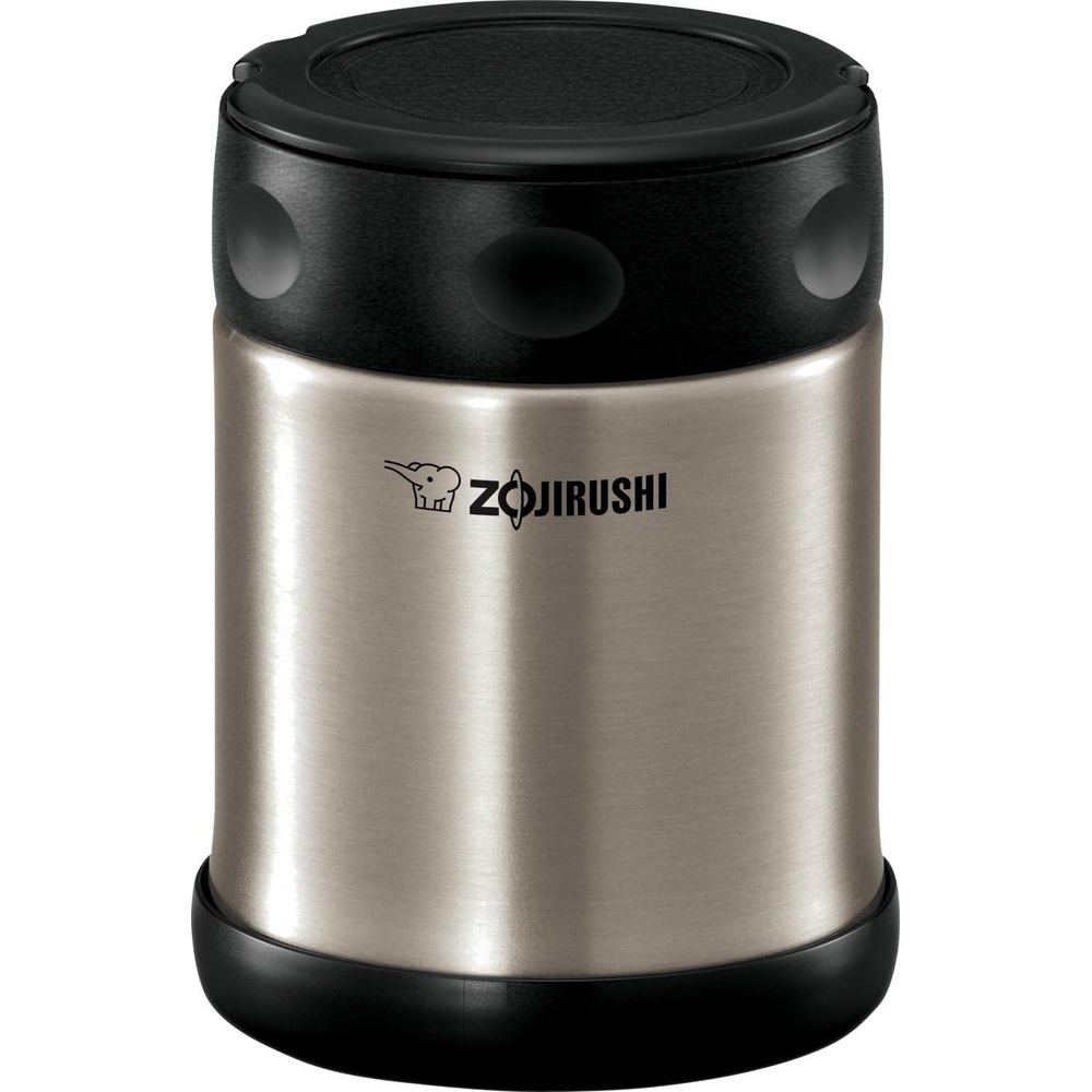 image:imageZojirushi Steel Food Jar 25Ounce BlackStainlessBlackStainless