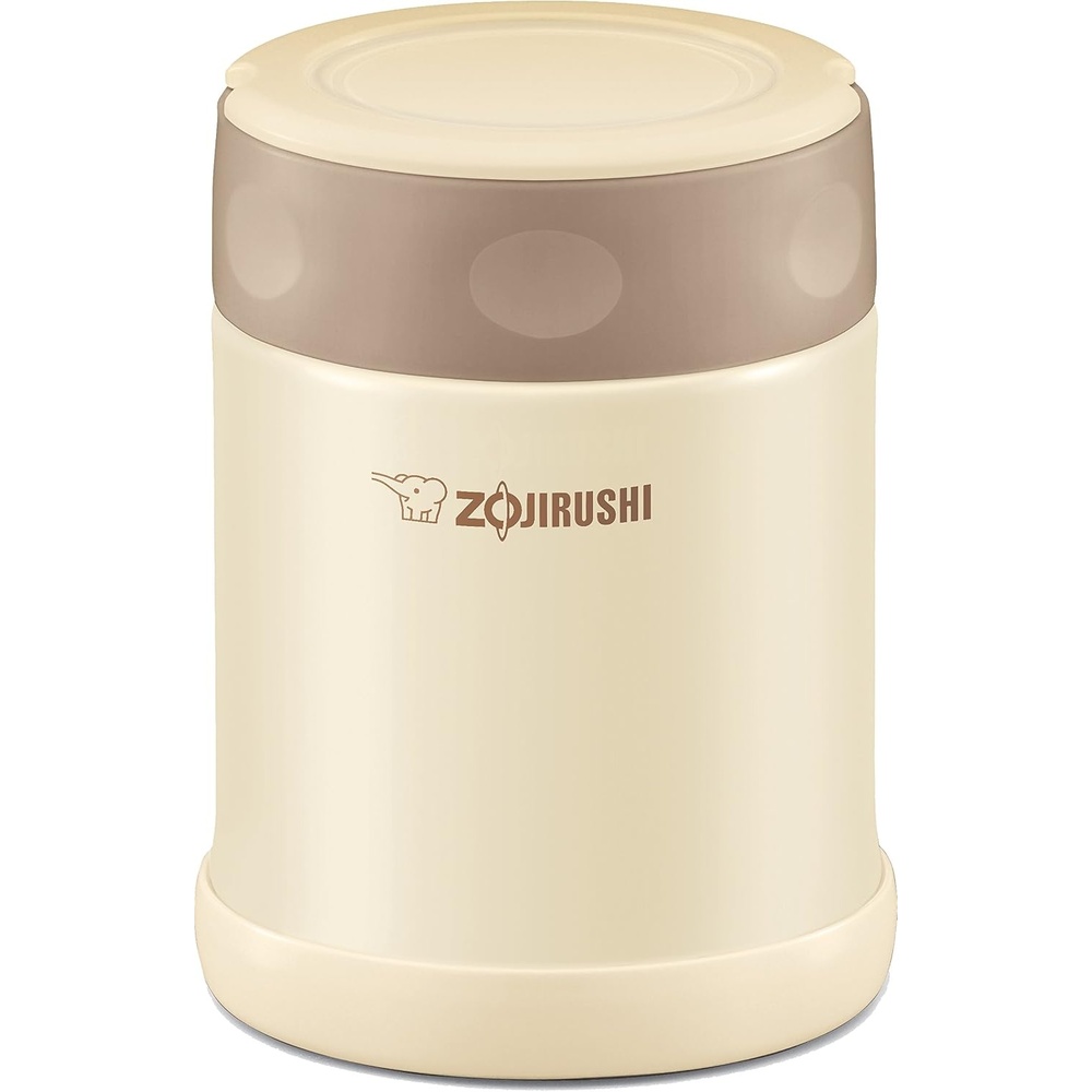 image:imageZojirushi Steel Food Jar 25Ounce BlackStainlessCream