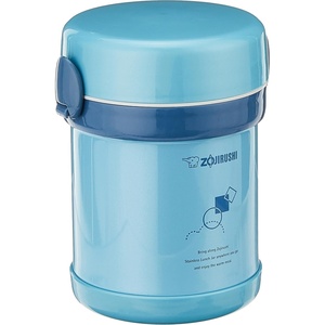 image:imageZojirushi SLMEE07AB MsBento Stainless Lunch Jar Aqua Blue