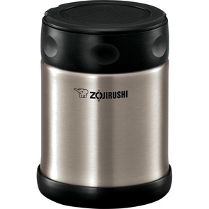 image:imageZojirushi Steel Food Jar 25Ounce BlackStainlessBlackStainless
