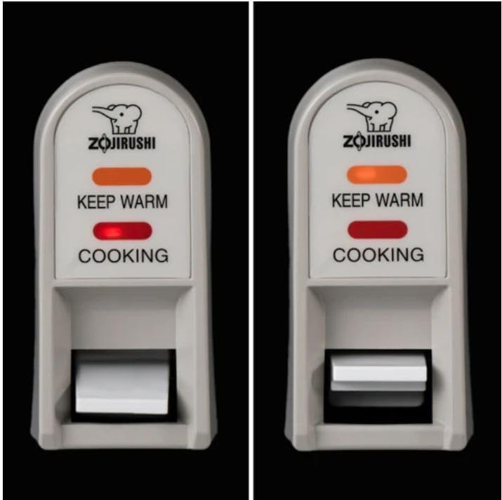 image:imageZojirushi 3 Cup Rice CookerSteamer White3Cup