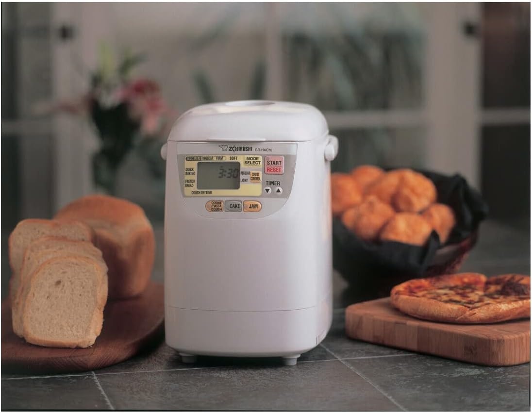 image:imageZojirushi BBHAC10 Home Bakery 1PoundLoaf Programmable Mini Breadmaker White
