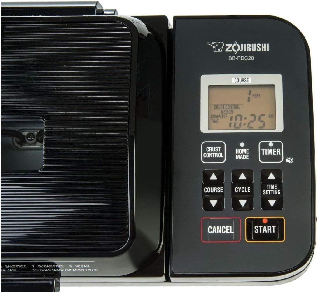 image:imageZojirushi BBPDC20BA Home Bakery Virtuoso Plus Breadmaker 2 lb loaf of breadBreadmaker