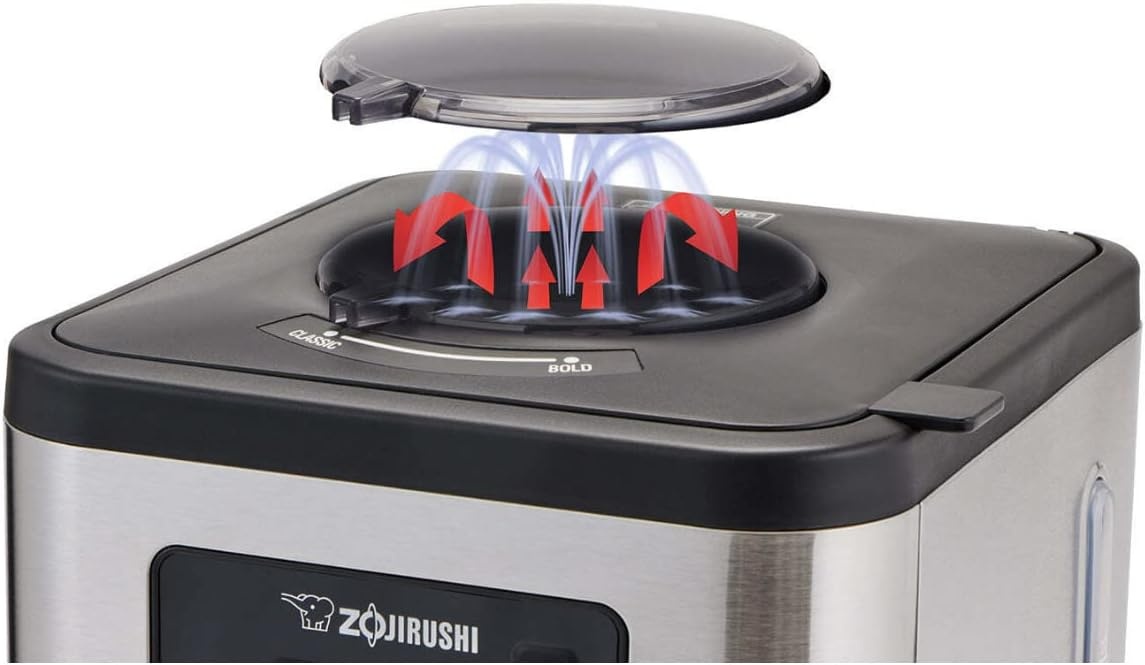 image:imageZojirushi Dome Brew Classic Coffee Maker Stainless BlackProgramable