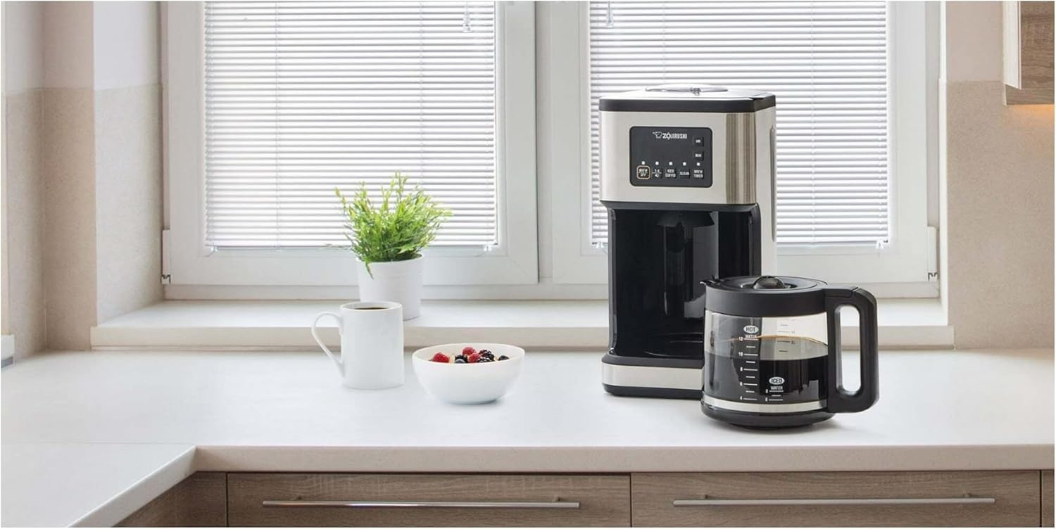 image:imageZojirushi Dome Brew Classic Coffee Maker Stainless BlackProgramable