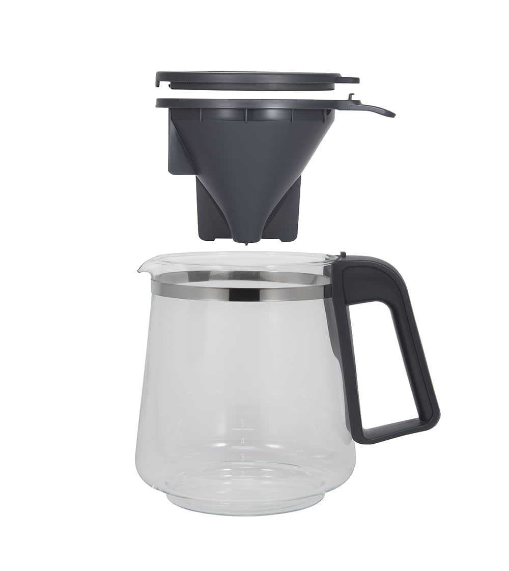 image:imageZojirushi ECDAC50RA ZUTTO Coffee Maker 5 Cups Red PFASfreeSilver