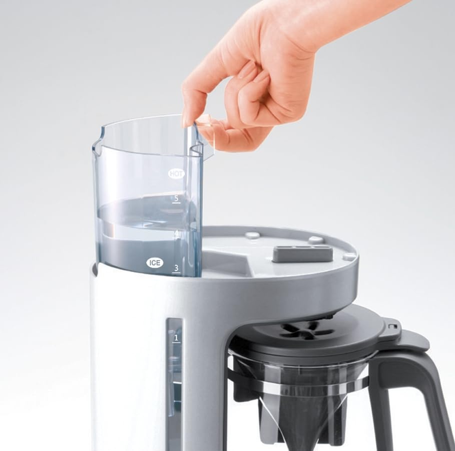 image:imageZojirushi ECDAC50RA ZUTTO Coffee Maker 5 Cups Red PFASfreeSilver