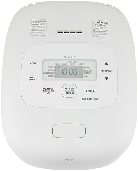 image:imageZojirushi NLEAC10BA Micom Rice Cooker amp Warmer 55 Cups BlackWhite