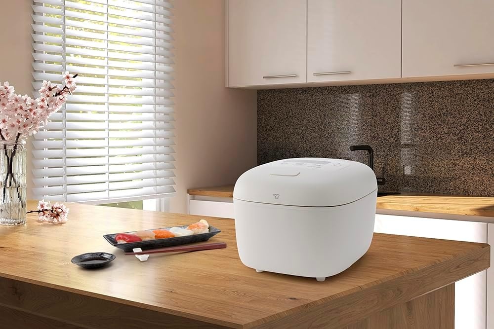 image:imageZojirushi NLEAC10BA Micom Rice Cooker amp Warmer 55 Cups BlackWhite