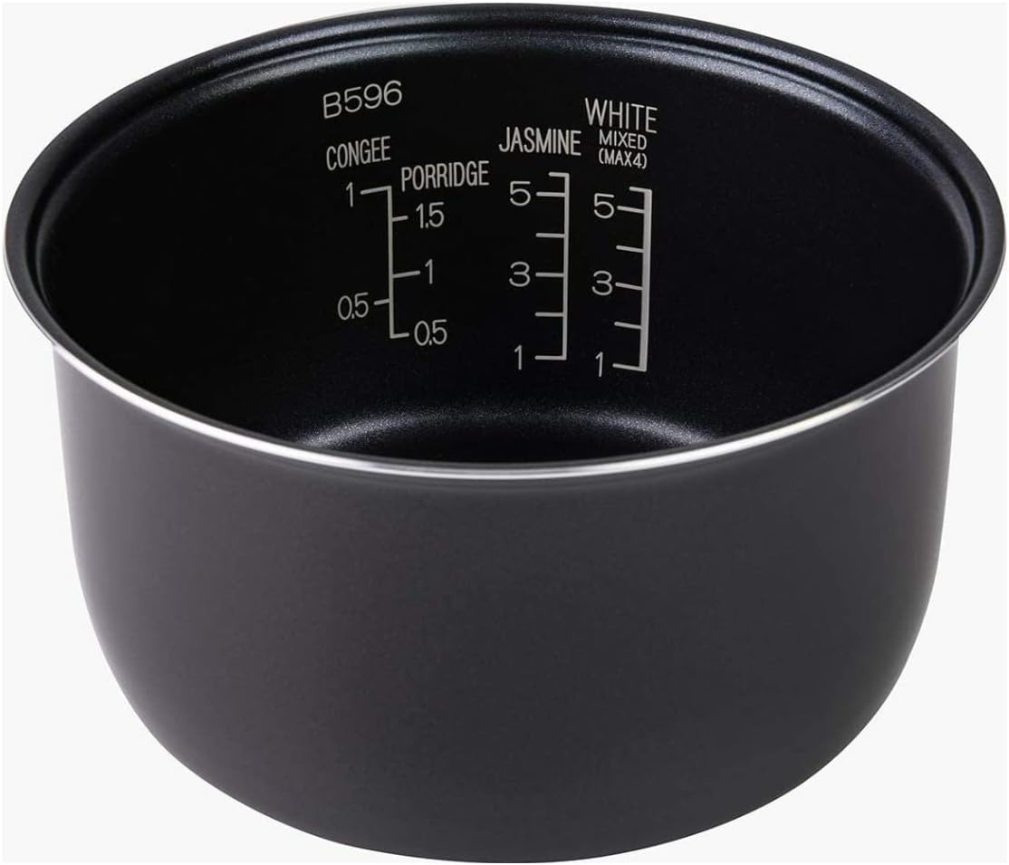 image:imageZojirushi NLGAC10BM 55 Cup Uncooked Umami Micom Rice Cooker and Warmer Metallic Black10Cup