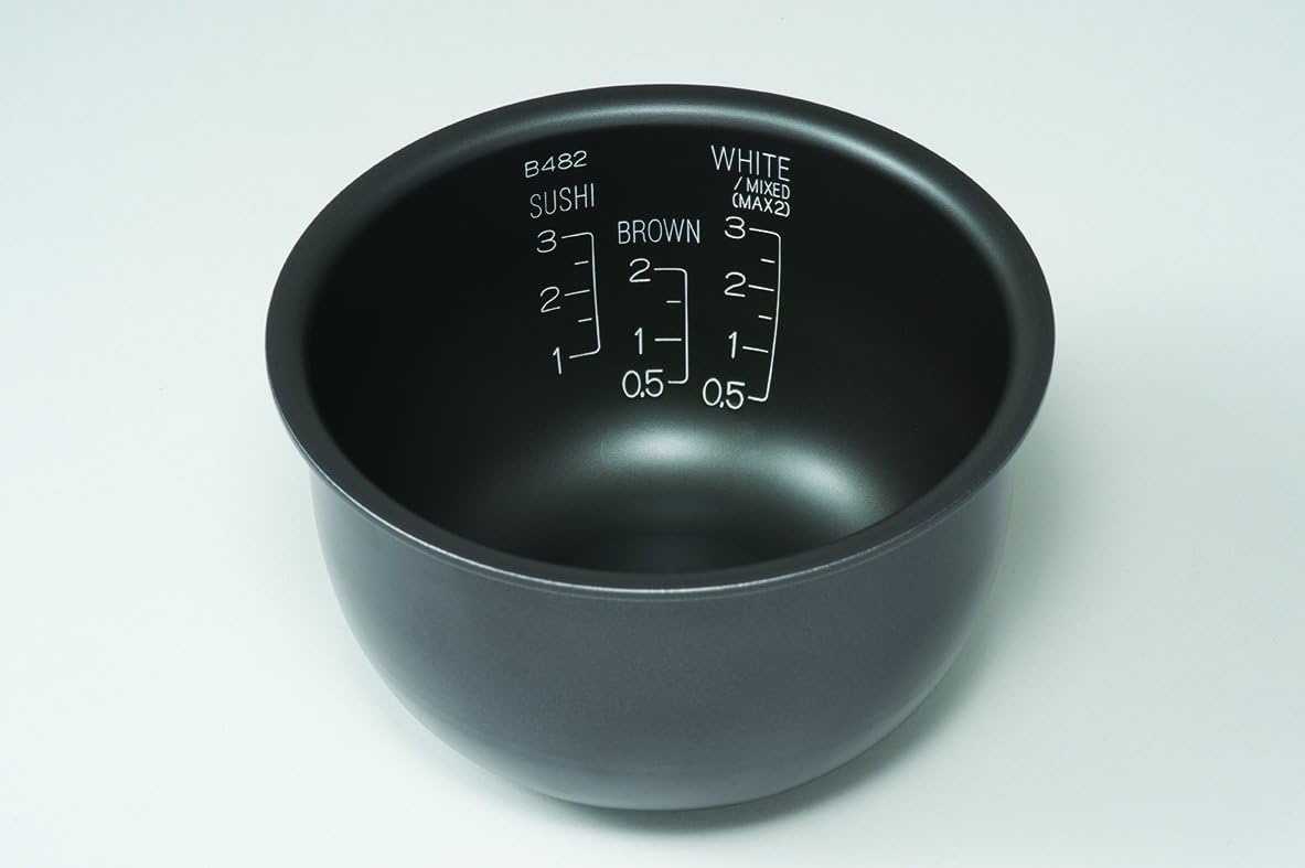 image:imageZojirushi NSLHC05 Micom Rice Cooker amp Warmer Stainless Dark Brown 3 Cups Uncooked