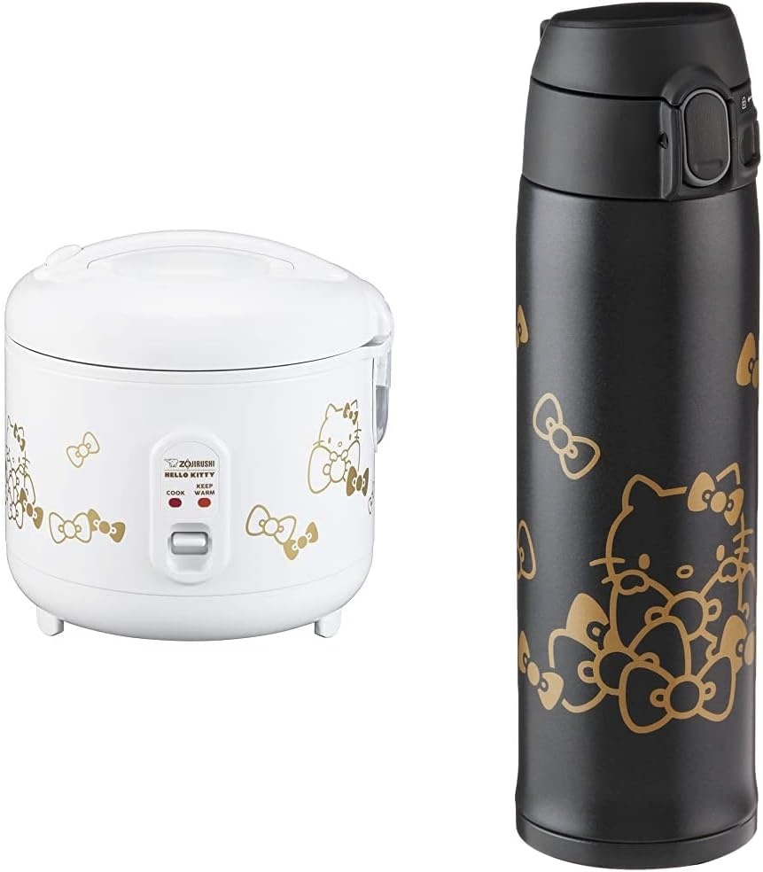 image:imageZojirushi NSRPC10FJ Rice Cooker and Warmer 10Liter TulipHello Kitty White