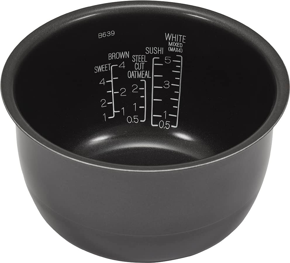image:imageZojirushi NWQAC10 55Cup Capacity FlatTop Induction Cooker and Warmer with Custom Cooking Pan Double NonStick Coating for Easy CleanUp Black10375 x 13375 x 9