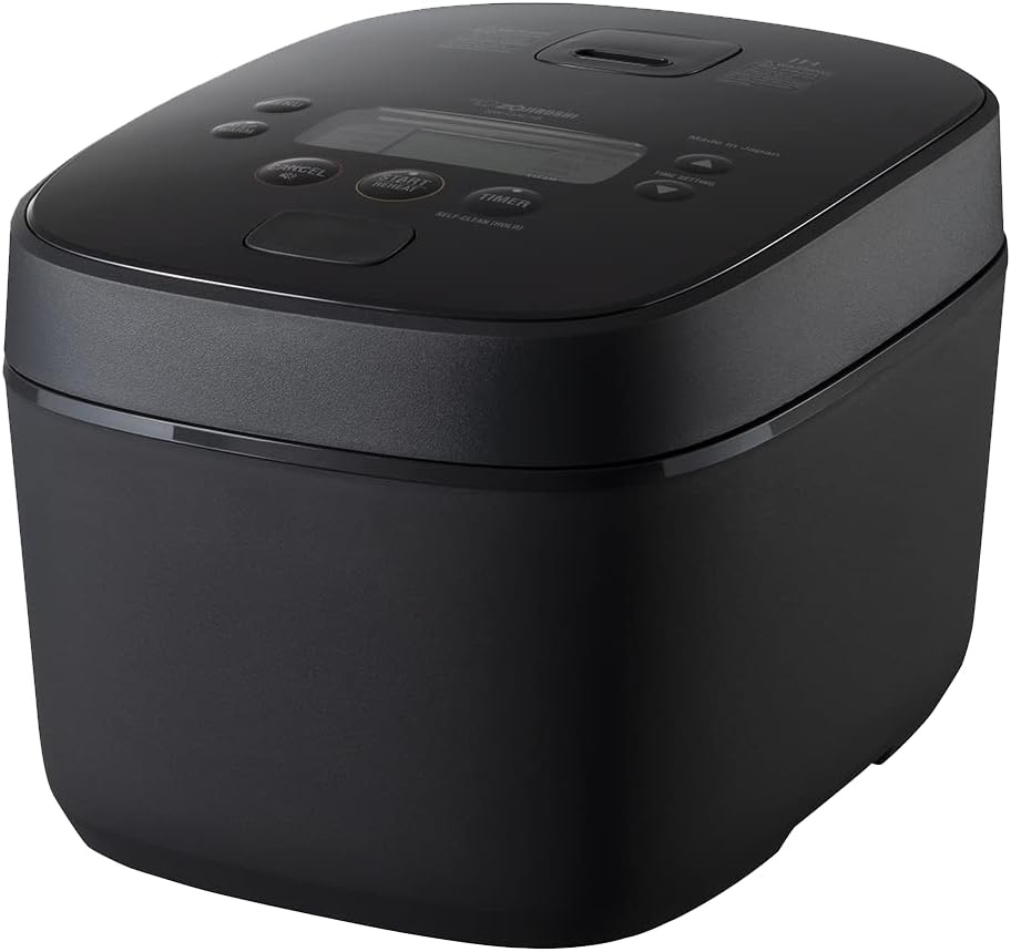 image:imageZojirushi NWQAC10 55Cup Capacity FlatTop Induction Cooker and Warmer with Custom Cooking Pan Double NonStick Coating for Easy CleanUp Black10375 x 13375 x 9