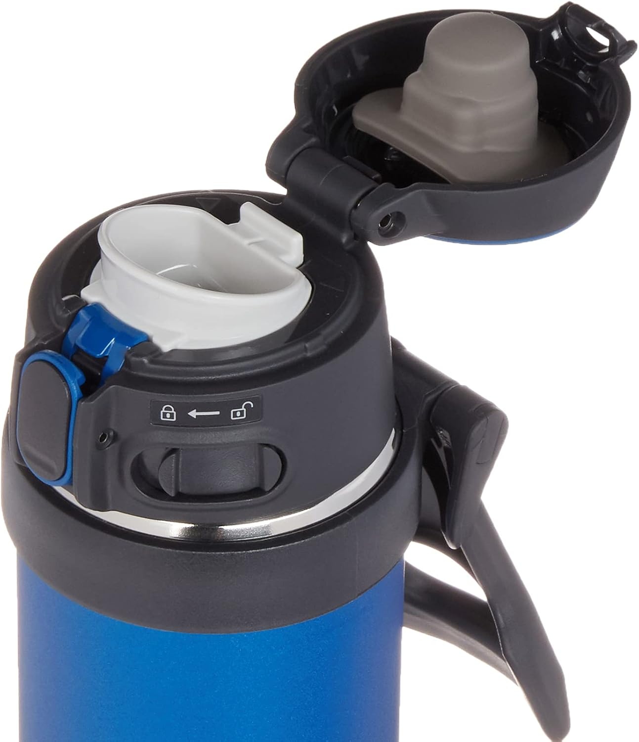 image:imageZojirushi SMQHE60GK FlipandGo Stainless Mug 20Ounce TealCobalt Blue