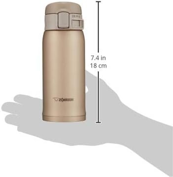image:imageZojirushi SMSA36PB Stainless Steel Mug 12Ounce Pearl PinkBeige Gold
