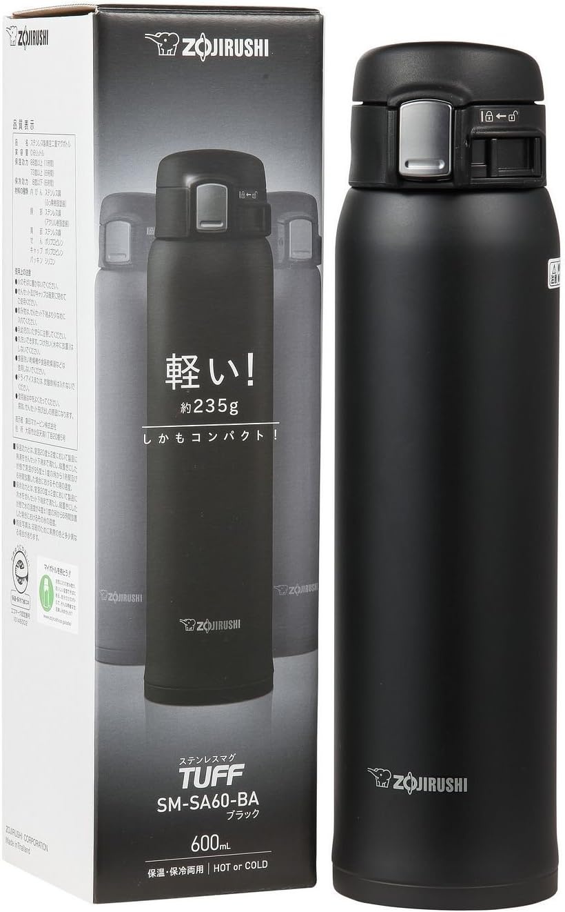 image:imageZojirushi SMSA36PB Stainless Steel Mug 12Ounce Pearl PinkBlack