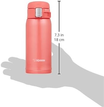 image:imageZojirushi SMSA36PB Stainless Steel Mug 12Ounce Pearl PinkCoral Pink