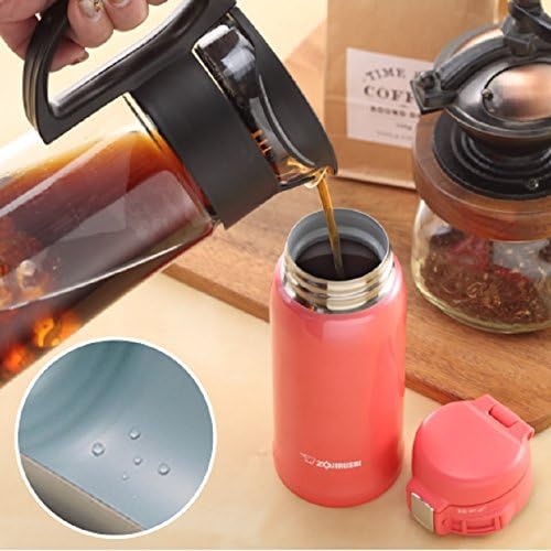 image:imageZojirushi SMSA36PB Stainless Steel Mug 12Ounce Pearl PinkCoral Pink