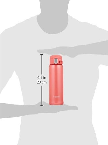 image:imageZojirushi SMSA36PB Stainless Steel Mug 12Ounce Pearl PinkCoral Pink