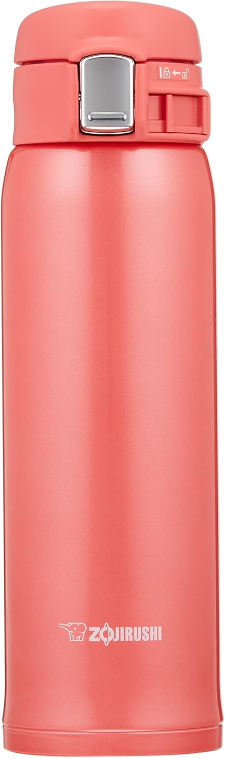 image:imageZojirushi SMSA36PB Stainless Steel Mug 12Ounce Pearl PinkCoral Pink