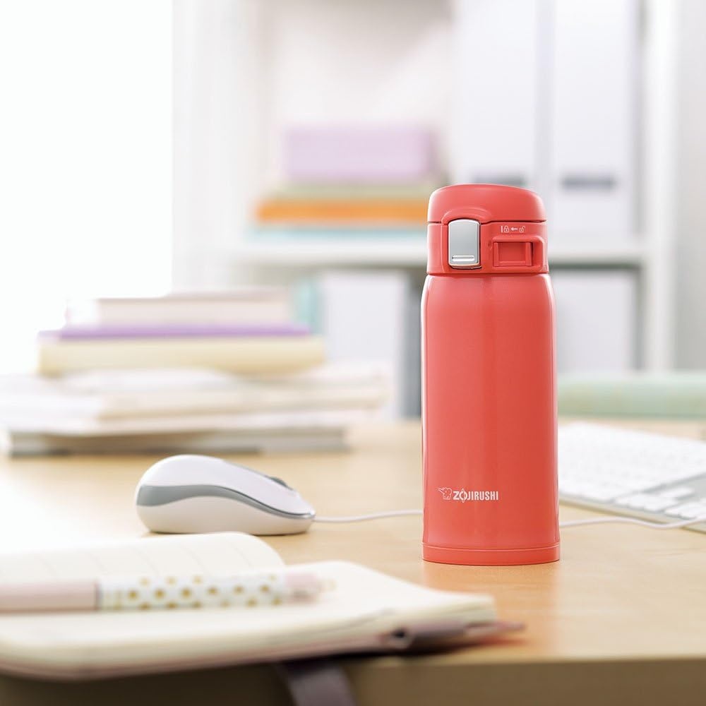 image:imageZojirushi SMSA36PB Stainless Steel Mug 12Ounce Pearl PinkCoral Pink