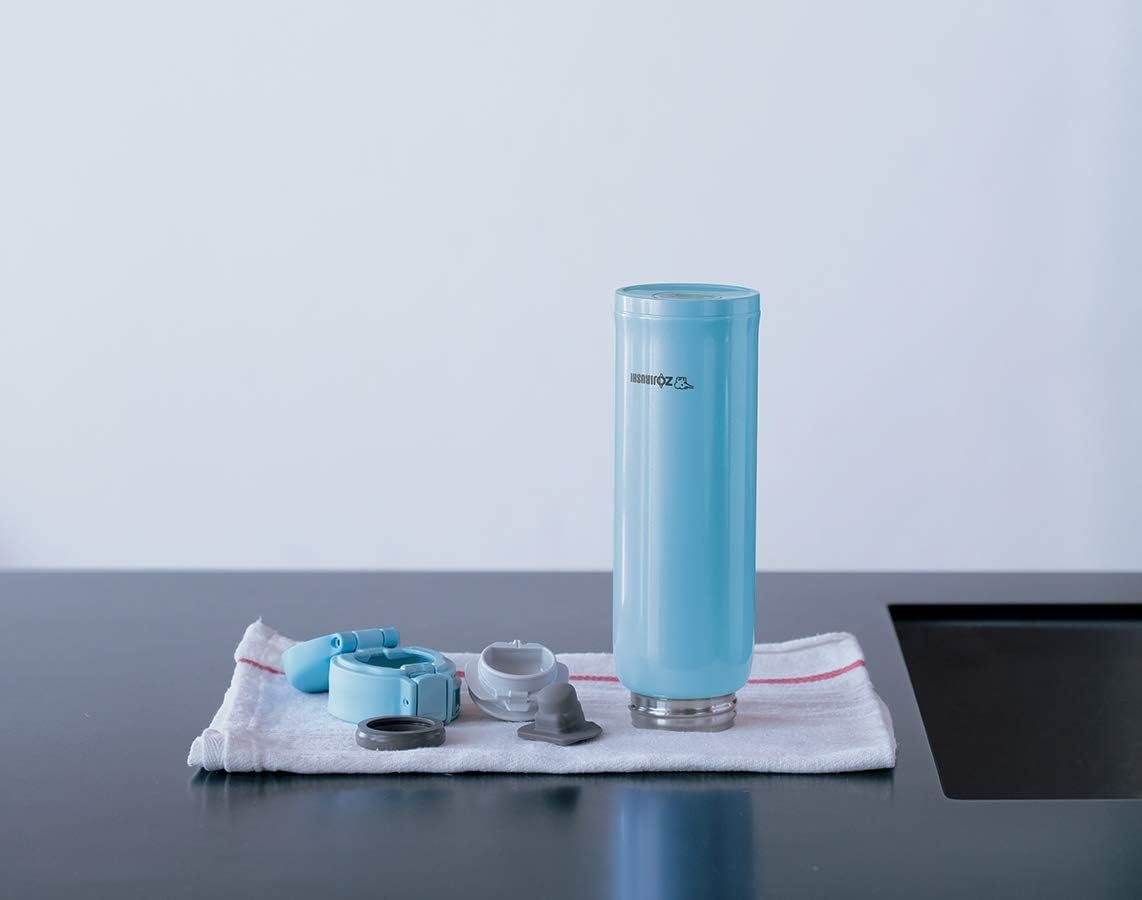 image:imageZojirushi SMSA36PB Stainless Steel Mug 12Ounce Pearl PinkLight Blue
