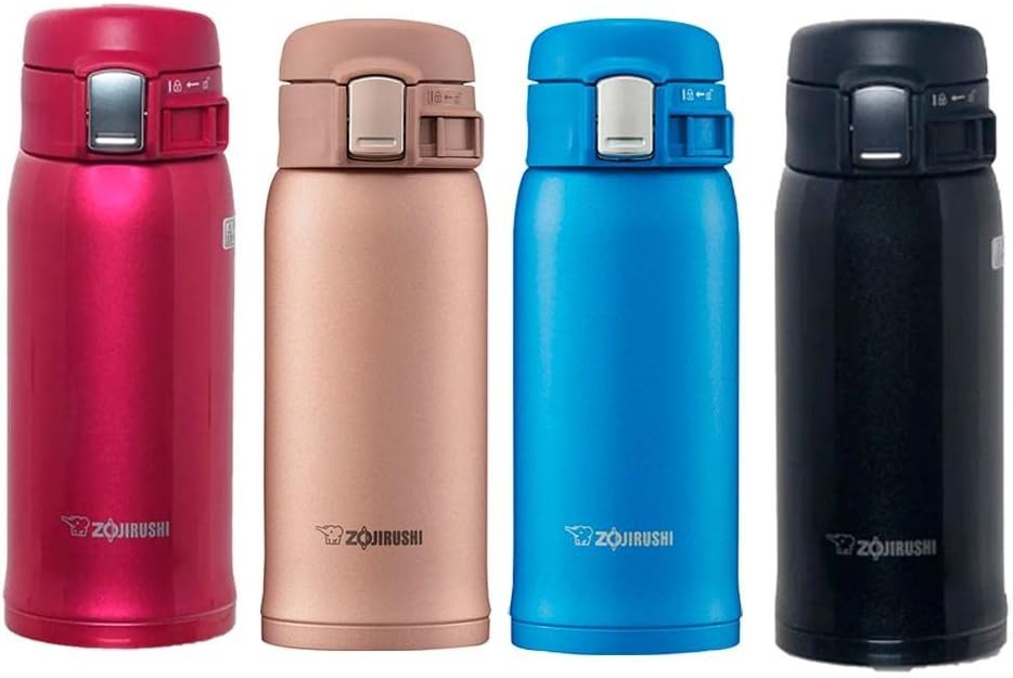 image:imageZojirushi SMSA36PB Stainless Steel Mug 12Ounce Pearl PinkMatte Blue