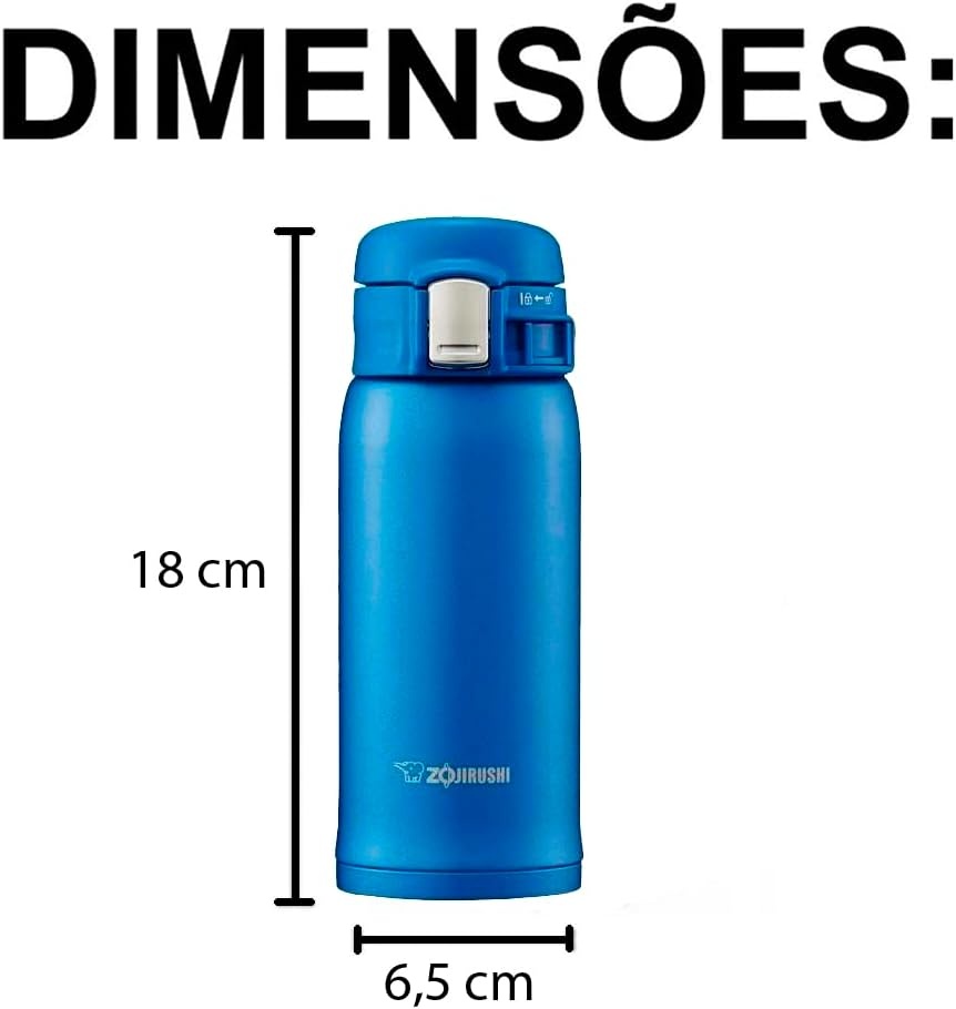 image:imageZojirushi SMSA36PB Stainless Steel Mug 12Ounce Pearl PinkMatte Blue