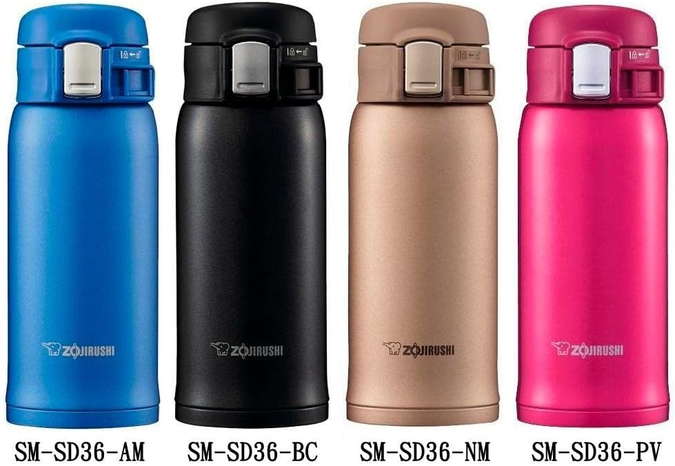 image:imageZojirushi SMSA36PB Stainless Steel Mug 12Ounce Pearl PinkMatte Blue
