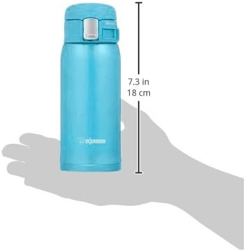 image:imageZojirushi SMSA36PB Stainless Steel Mug 12Ounce Pearl PinkTurquoise Blue