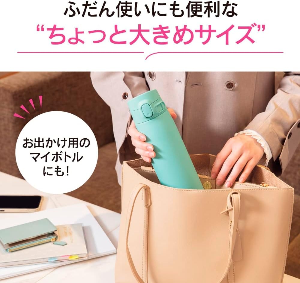 image:imageZojirushi SMVA60XA Vacuum Bottle 20 Ounce StainlessMint Blue