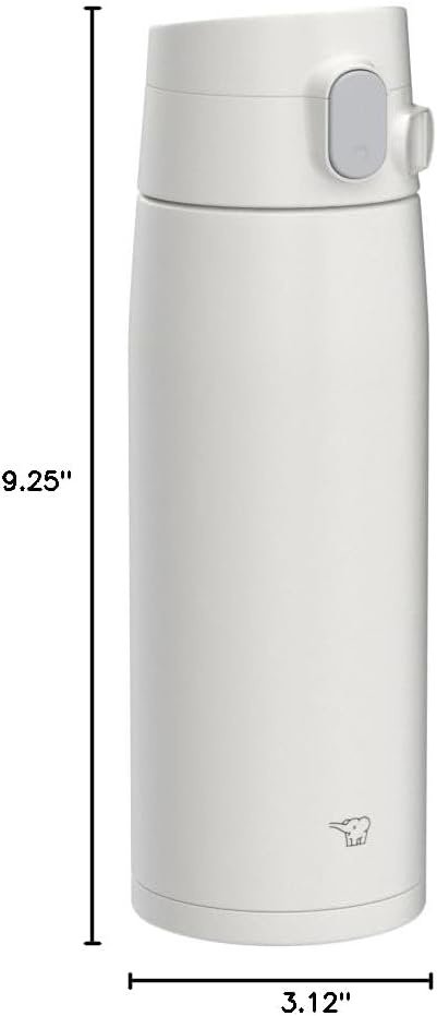 image:imageZojirushi SMVA60XA Vacuum Bottle 20 Ounce StainlessWhite
